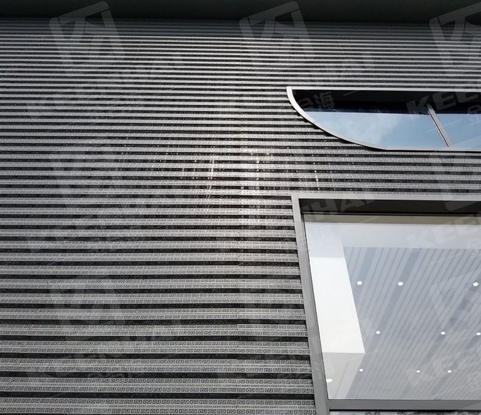 Aluminum Wave Metal Single-panel Exterior Wall Panel factory