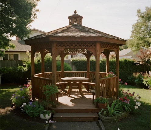 Backyard Aluminum Metal Creations Pavilion Backyard Aluminum Metal Creations Pavilion